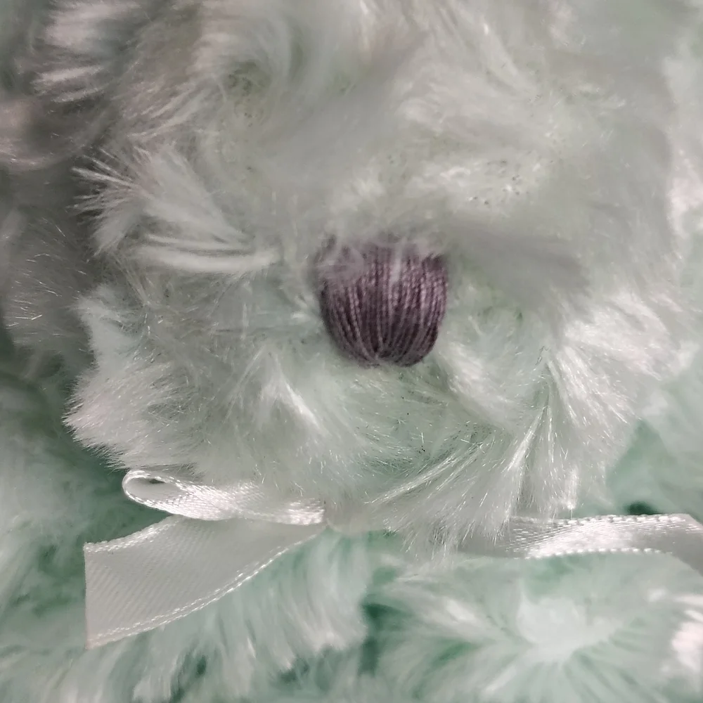 Blankets & Beyond Green Bunny Lovey Blanket Security Blanket Stuffy